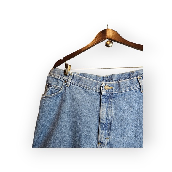 Lee Relaxed Fit Straight Leg Jeans - Size 24W - Picture 3 of 7